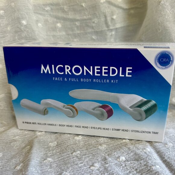 Ora Microneedle Face and Full Body Roller Kit (6 Piece) sealed - Picture 1 of 1